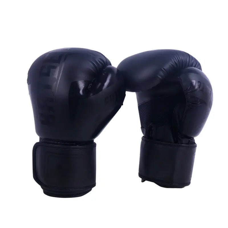 Generic PU Boxing Gloves Adult Kids ProtectionIntegrated black adult Integrated black adult 