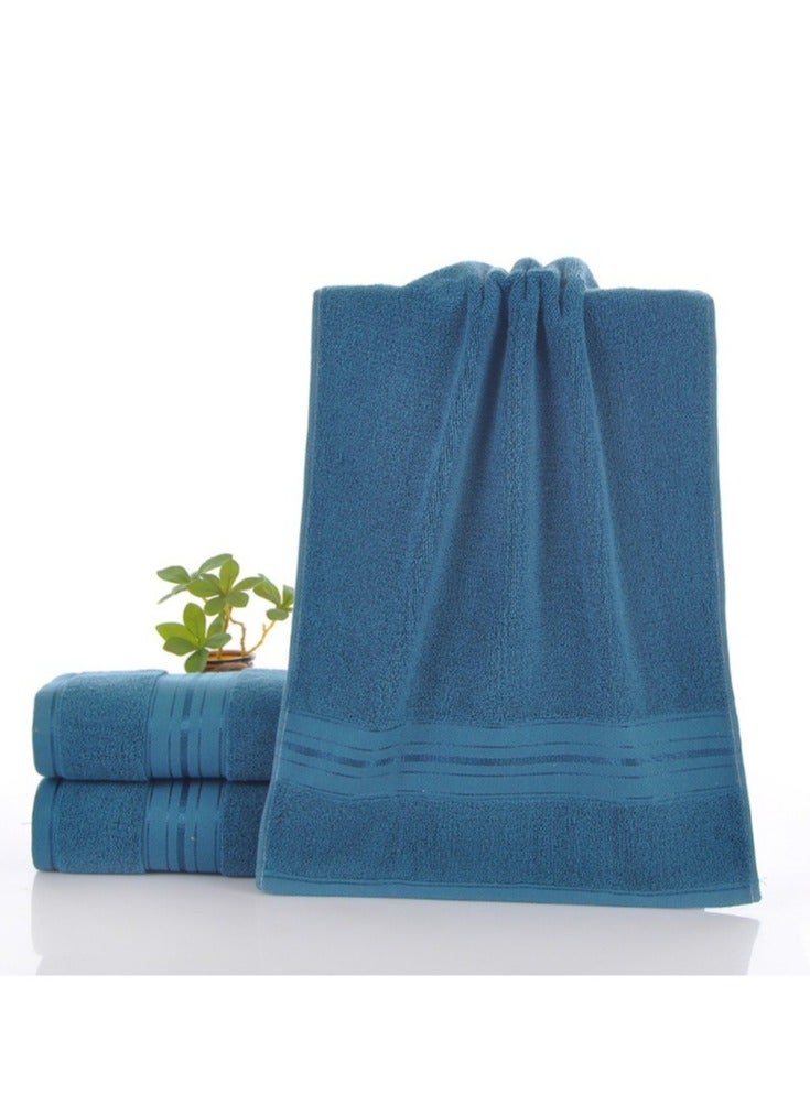 Gigglejoy 3-piece towel set; 1 bath towel, 1 towel, and 1 square towel -100% combed cotton quick drying high water absorption thick bath towel - hotel quality soft, suitable for bathtubs and spas - Image 3