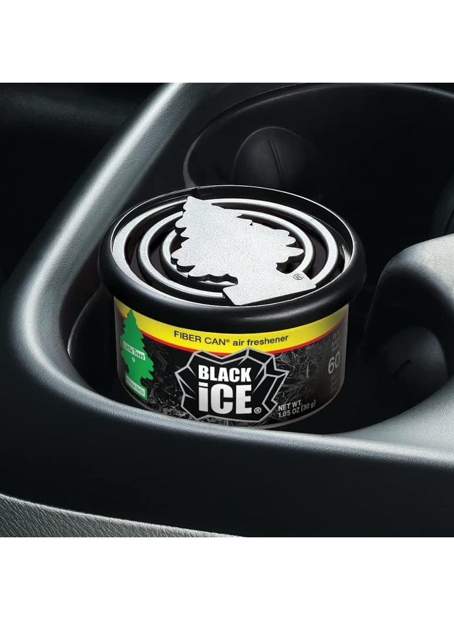 Little Trees Fiber Can Air Freshener (Black Ice) - Image 5