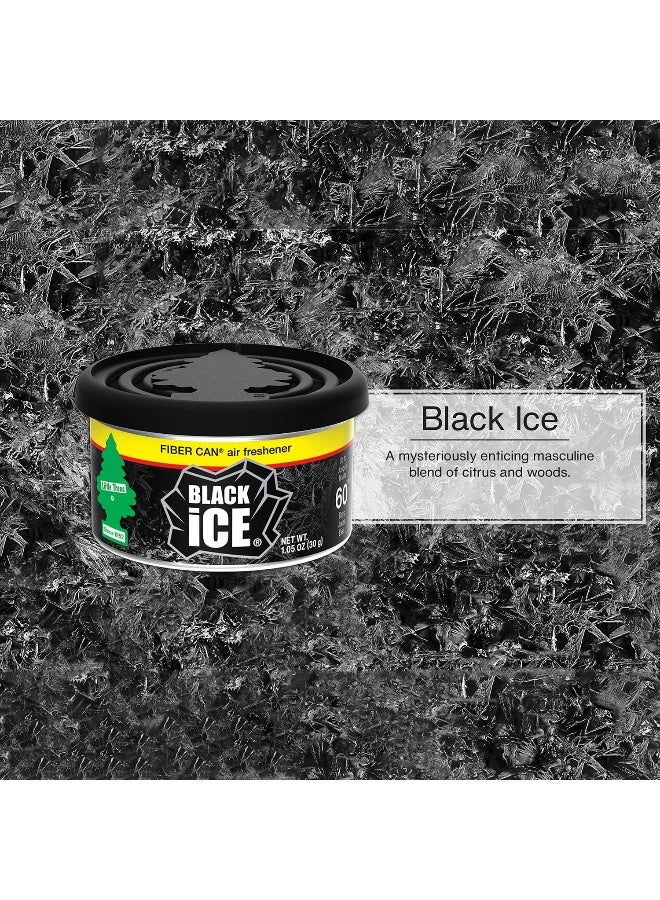 Little Trees Fiber Can Air Freshener (Black Ice) - Image 4