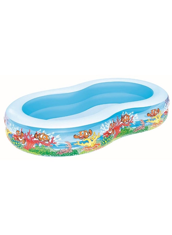 Bestway - Bestway Inflatable Play Pool (262 x 157 x 46 cm) - Image 1