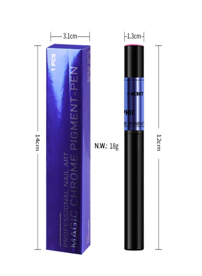 Nail Powder Pen Mirror Effect Nail Glitter Decor Pen Manicure Pigment Equipment Chrome Effect Nail Powder - Image 4