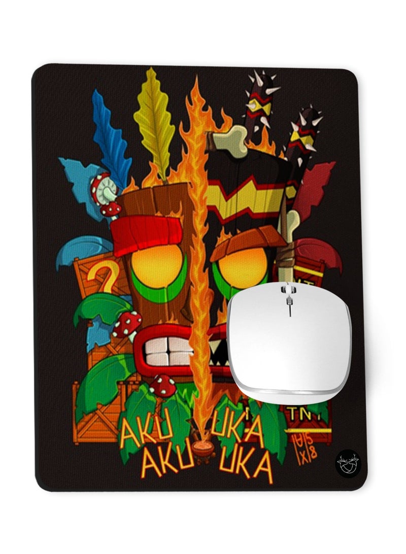 Reeman Design Mouse pad printed with Crash Bandicoot design