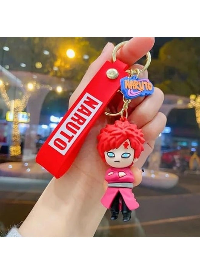 Generic - Anime 3D Keychains Jiraiya & Gaara | Perfect Gifts for Anime Fans | Silicone Keychains for Bags Bikes & More - Image 1