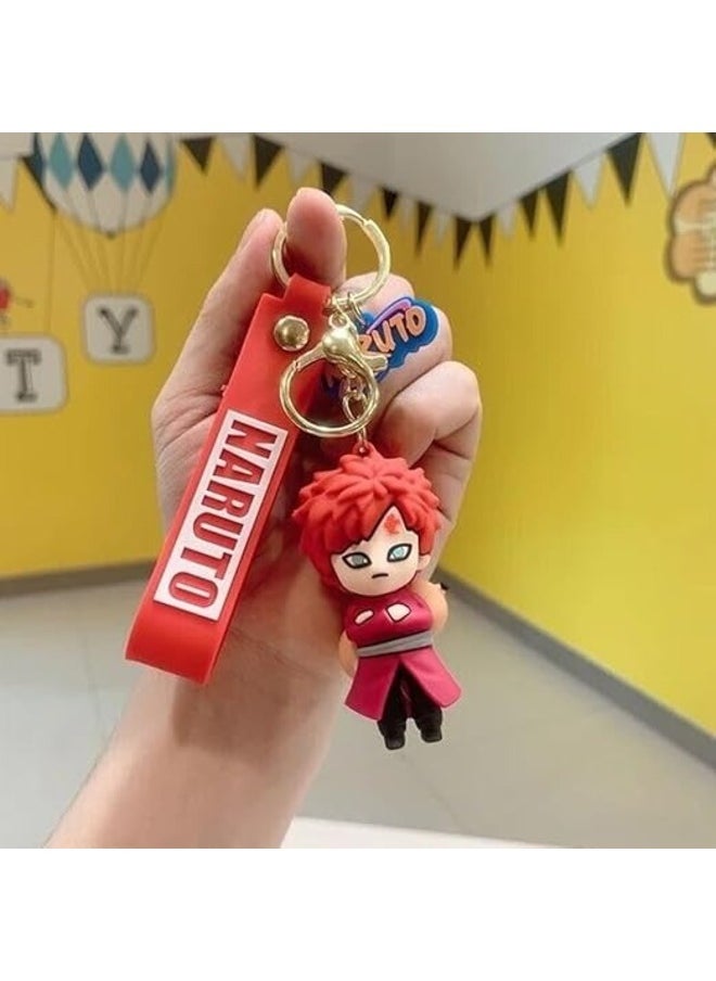 Generic - Anime 3D Keychains Jiraiya & Gaara | Perfect Gifts for Anime Fans | Silicone Keychains for Bags Bikes & More - Image 1