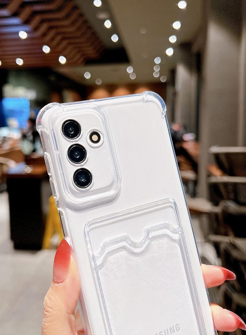 ten.tech TenTech Transparent cover with shockproof corners with card holder - card holder - heat-resistant polyurethane card holder for Samsung Galaxy A24 4G  - transparent  - Image 3