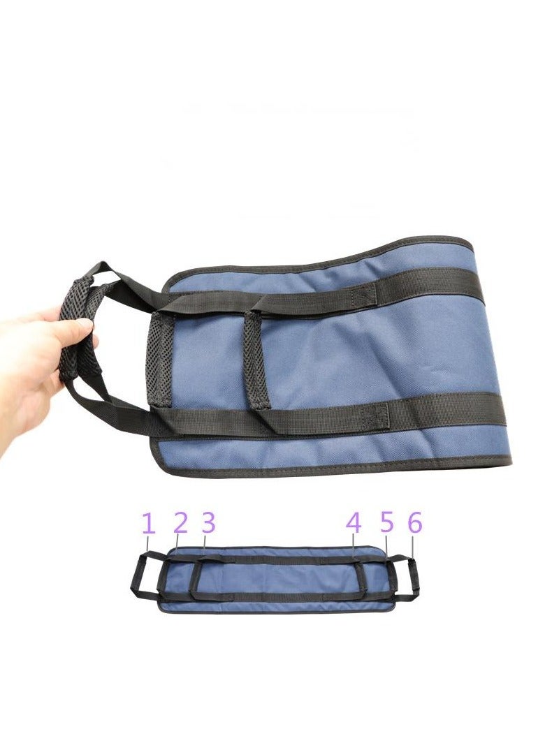 KHAJUL Patient Transfer Nursing Sling, Three-Level Adjustment Elderly Safety Lifting Aid Home Bed Assist Handle Back Lifting Moving Belt for Patient Care, Thickened Belt Handle - Image 2