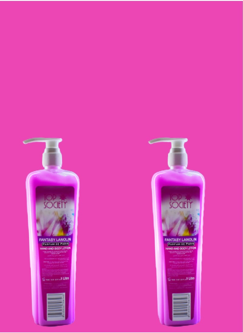 2 Pieces Fantasy Lanolin Hand And Body Lotion 1 Litre - pzsku/ZA6C3F44D56EA46252AF2Z/45/_/1671297192/8385c5d3-d6b0-43fa-ab34-c200a1018c1c