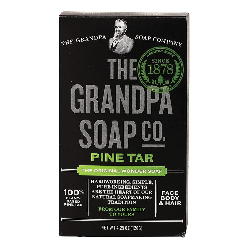Grandpa's Soap Pine Tar 4.25 oz (Pack of 4) - Image 1
