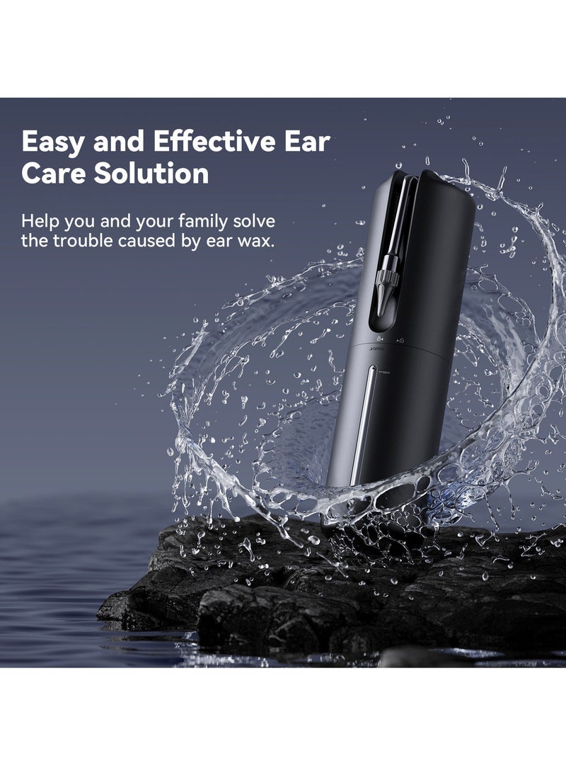 Ear Wax Removal - Electric Ear Irrigation Flushing System - Water Powered Ear Cleaner with 4 Pressure Modes - Safe and Effective Ear Cleaning Tool - Water Resistant USB Rechargeable - Image 5