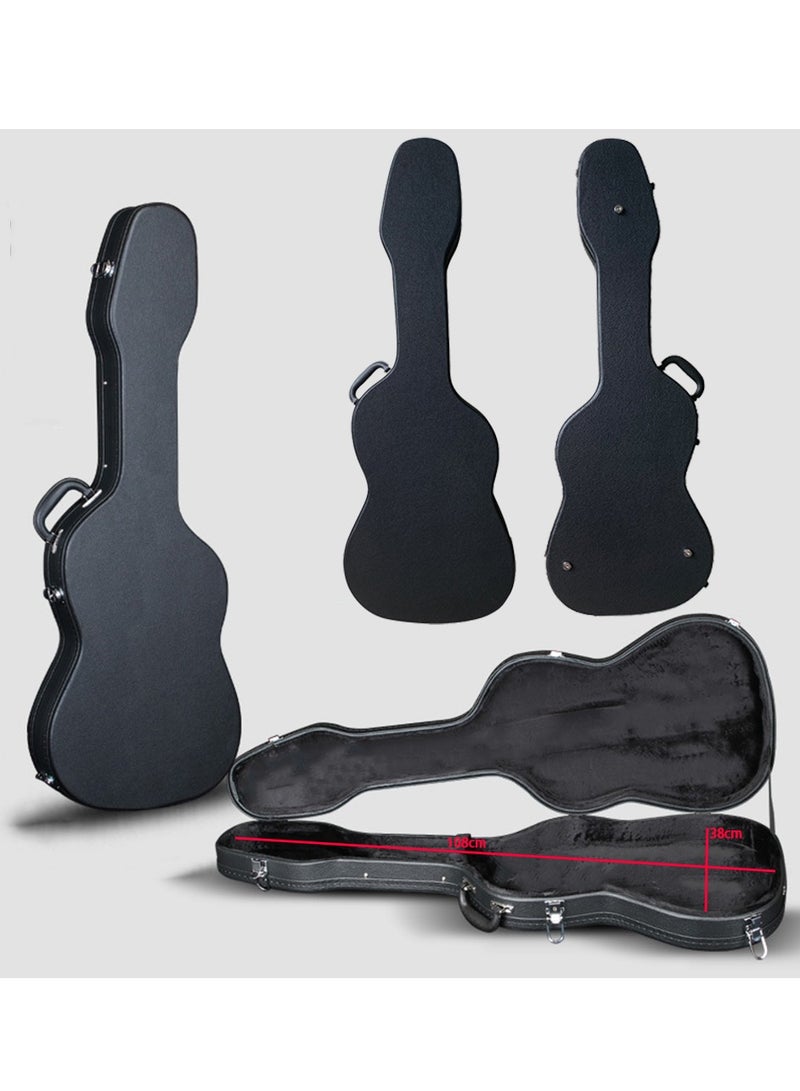 Mike Music Electric Guitar Hard Case Hard-Shell for 39/40 inch ST Style Electric Guitar Hard Shell Lockable with Lock Latch Padding For Right Hand Anti-shock Waterproof Travel Guitar Bag for Air Consignment  - Image 3