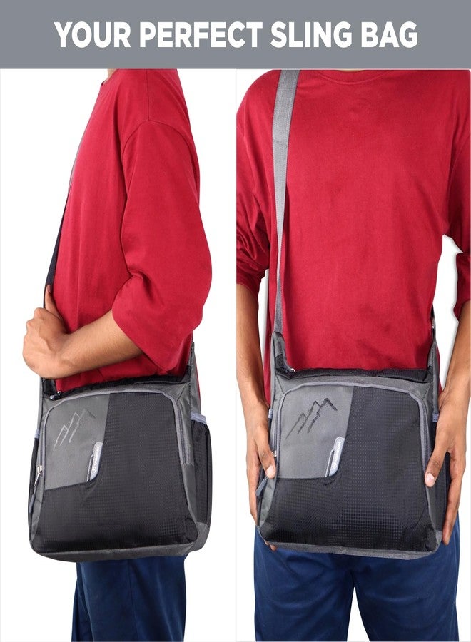 NFI essentials Sling Bag, Cross Body Messenger Bag for Business College & Classes, One Side Shoulder with Adjustable Strap (31 x 8 x 23 cm) - Image 5