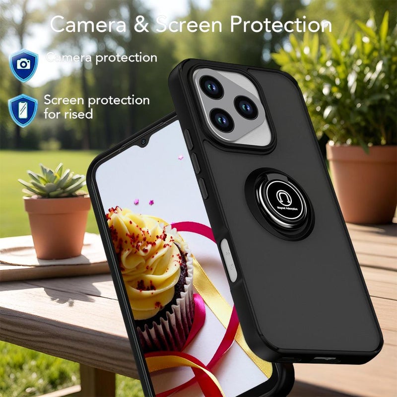 إيروريكس جراب هاتف For Honor 400 Lite Global Q Shadow 1 Series TPU + PC مع حلقة (أزرق سماوي) - Image 2