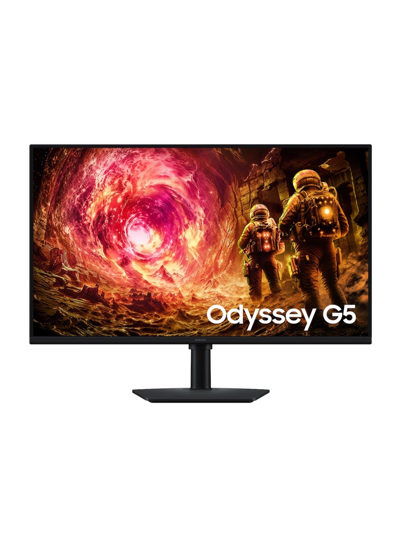Samsung Odyssey G5 G50F Gaming Monitor, 32-inch IPS Display, QHD Resolution, 180Hz Refresh Rate,1ms (GtG) Response Time, AMD FreeSync & G-Sync Compatible, 16.7m Color Display, Black | LS32FG502EMXUE Black - Image 1