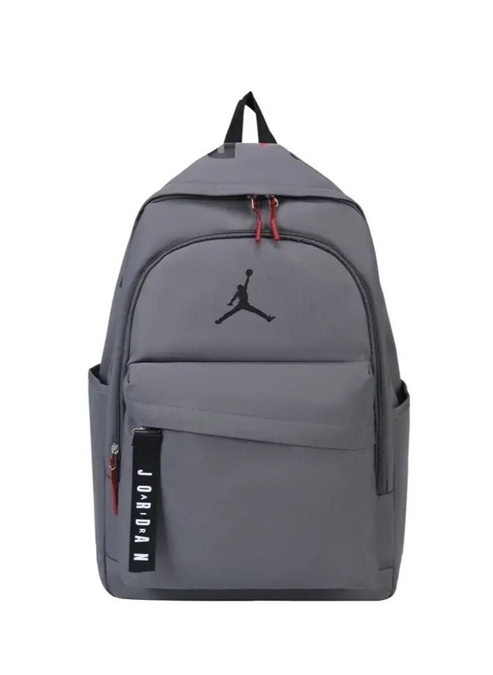 Jordans 【School season】 Printed Large Capacity Zipper Backpack School Bag Student Backpack Classic Backpack Laptop Backpack Colorful Backpack  - Image 1