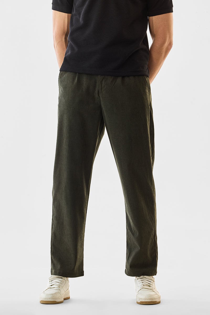 SNITCH Corduroy Straight Fit Trousers - Image 1