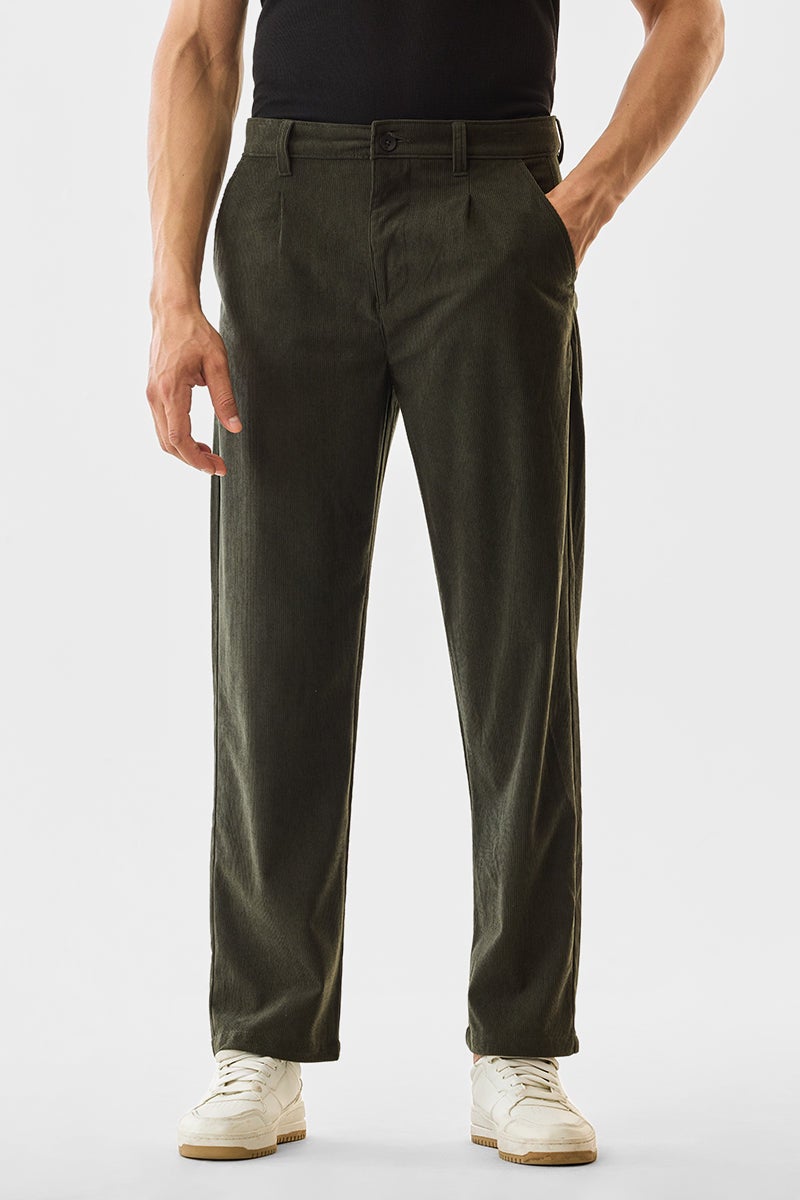 SNITCH Corduroy Straight Fit Trousers - Image 3