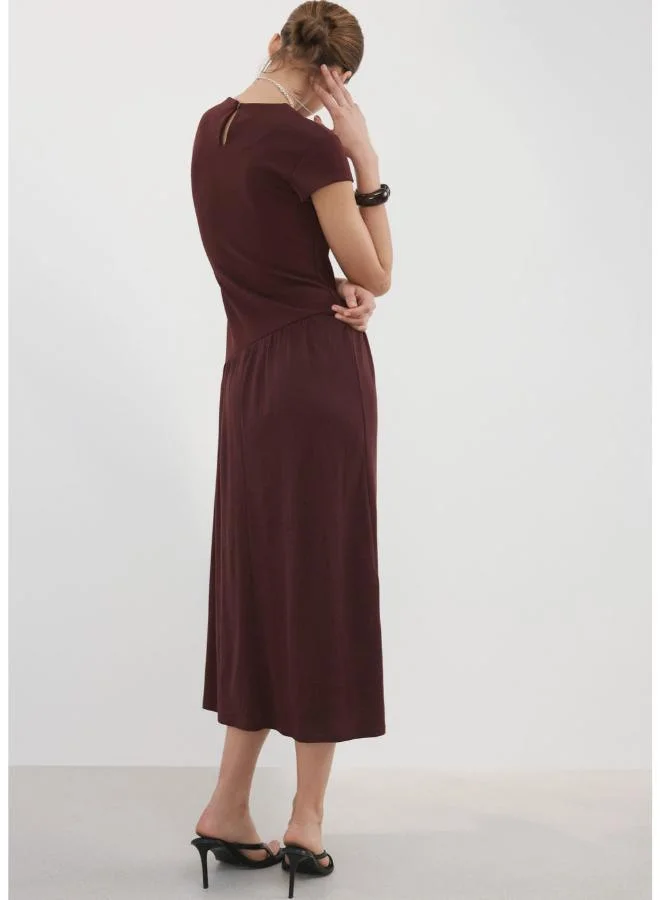 مانجو Asymmetrical midi-dress