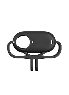 حافظة واقية لجهاز Insta360 GO 3، إطار أفقي من السيليكون، لملحقات كاميرا Insta360 GO 3 (أسود)
