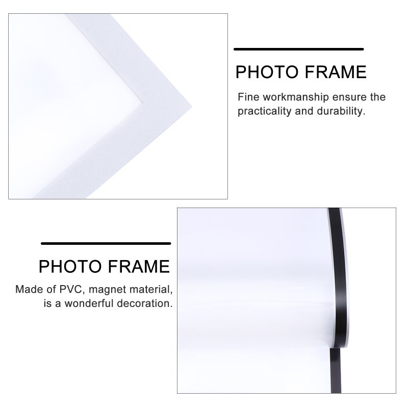 2 pcs Magnetic Poster Frame PVC Picture Frame Photo Minimalist Certificate Frame - Image 5