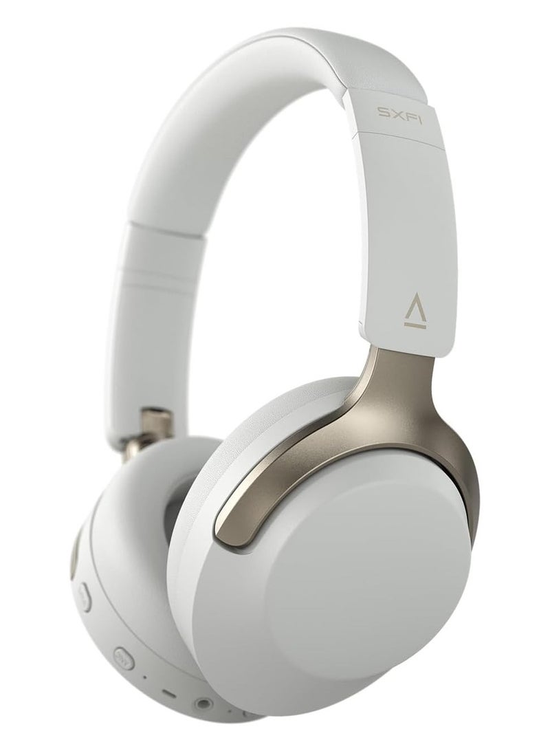 Creative Zen Hybrid SXFI Wireless Over-Ear Headphones with Super X-Fi Technology, Adaptive Hybrid Active Noise Cancellation, Ambient Mode, Up to 70 Hours (ANC Off), Low Latency Mode (Light Gray) - Image 1