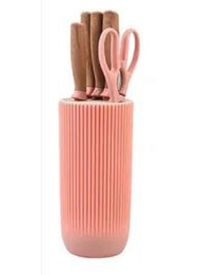A high-quality knife set with a stylish holder, sharp and durable, for perfect organization and outstanding performance in the kitchen.