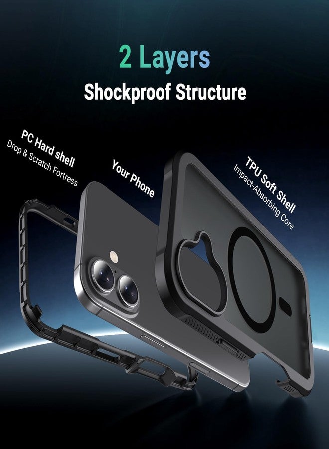 jaroco for Phone case, [Compatible with MagSafe][Military Grade Drop Protection] Bumper Phone Case -Black - Image 2