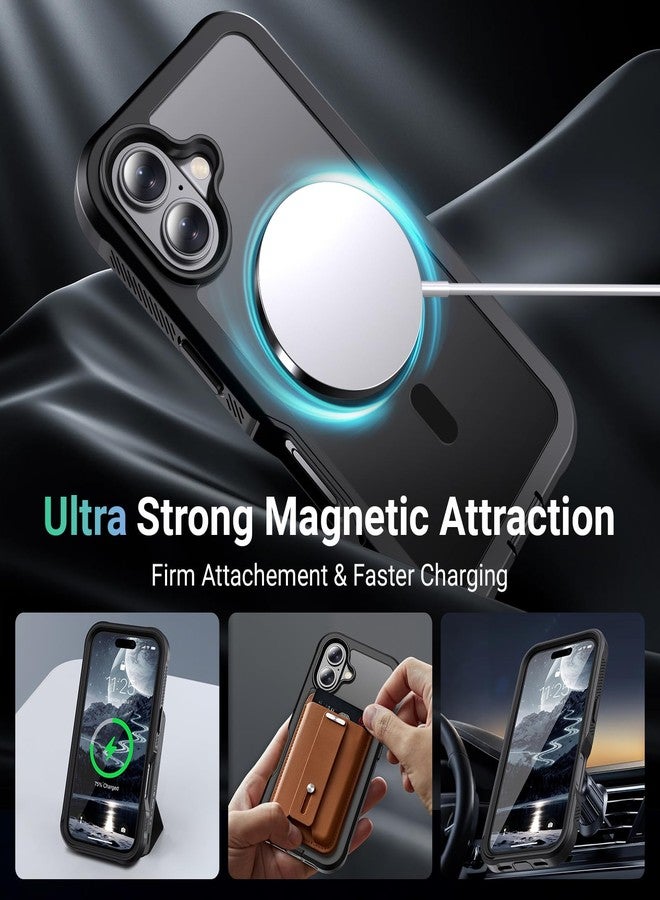 jaroco for Phone case, [Compatible with MagSafe][Military Grade Drop Protection] Bumper Phone Case -Black - Image 3