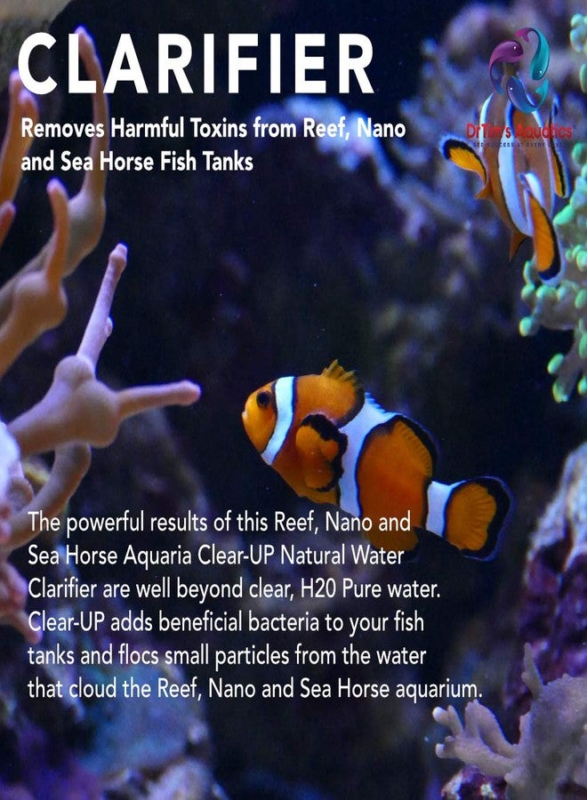 DrTim's Aquatics DrTim’s Aquatics Clear-Up for Reef Aquariums - 8 oz - Natural Water-Polishing Formula - Clears Cloudy Water, Enhances Filter Performance & Supports Crystal-Clear Display - Image 4