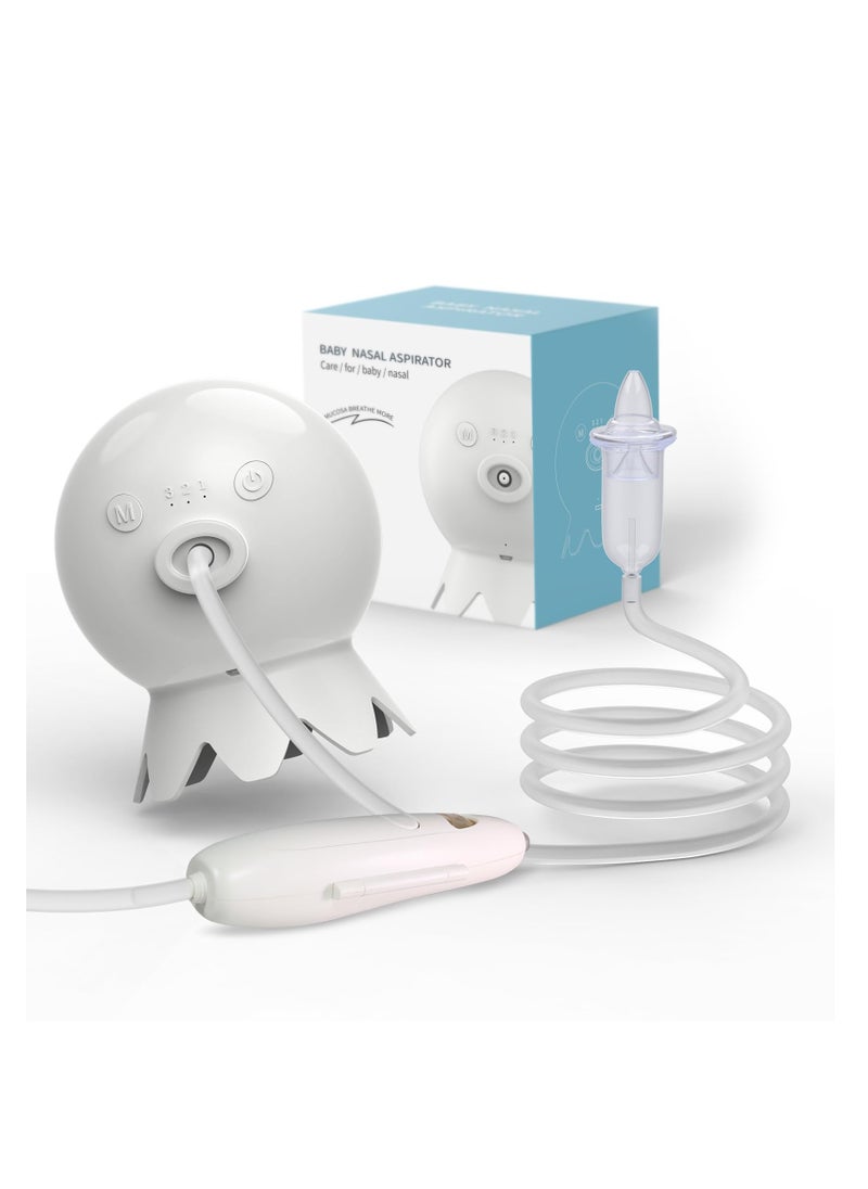 SYOSI SYOSI, Electric Nasal Aspirator for Baby, Professional Grade, Mute and Rechargeable Nose Sucker for Toddlers, Automatic Newborn Snot Sucker, Nose Cleaner  - Image 1