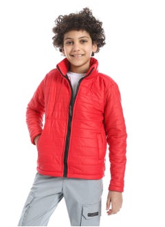 Andora Boys Red Lightweight Padded Jacket_Red  - Image 1