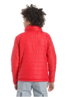 Andora Boys Red Lightweight Padded Jacket_Red  - Image 3