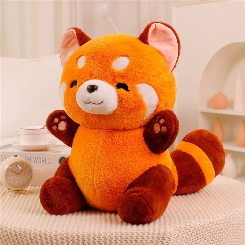 Y&D Cross-Border Super Soft Plush Raccoon Doll – Stuffed Animal Toy for Kids & Teens, Transformable Youth Peripheral That Turns Into an Adorable Red Panda Plushie - Image 3