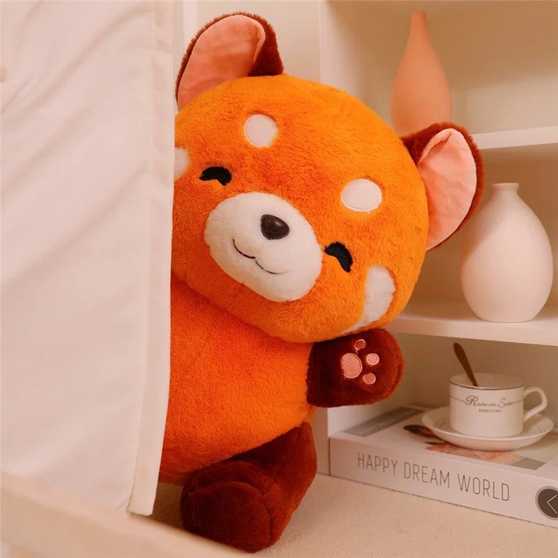 Y&D Cross-Border Super Soft Plush Raccoon Doll – Stuffed Animal Toy for Kids & Teens, Transformable Youth Peripheral That Turns Into an Adorable Red Panda Plushie - Image 4