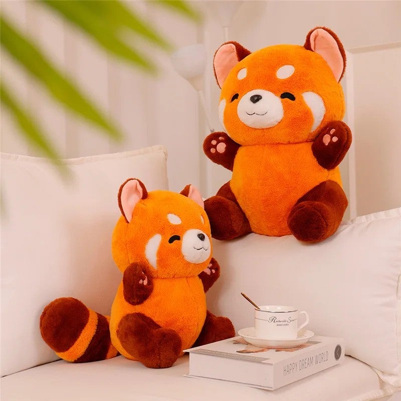 Y&D Cross-Border Super Soft Plush Raccoon Doll – Stuffed Animal Toy for Kids & Teens, Transformable Youth Peripheral That Turns Into an Adorable Red Panda Plushie - Image 5