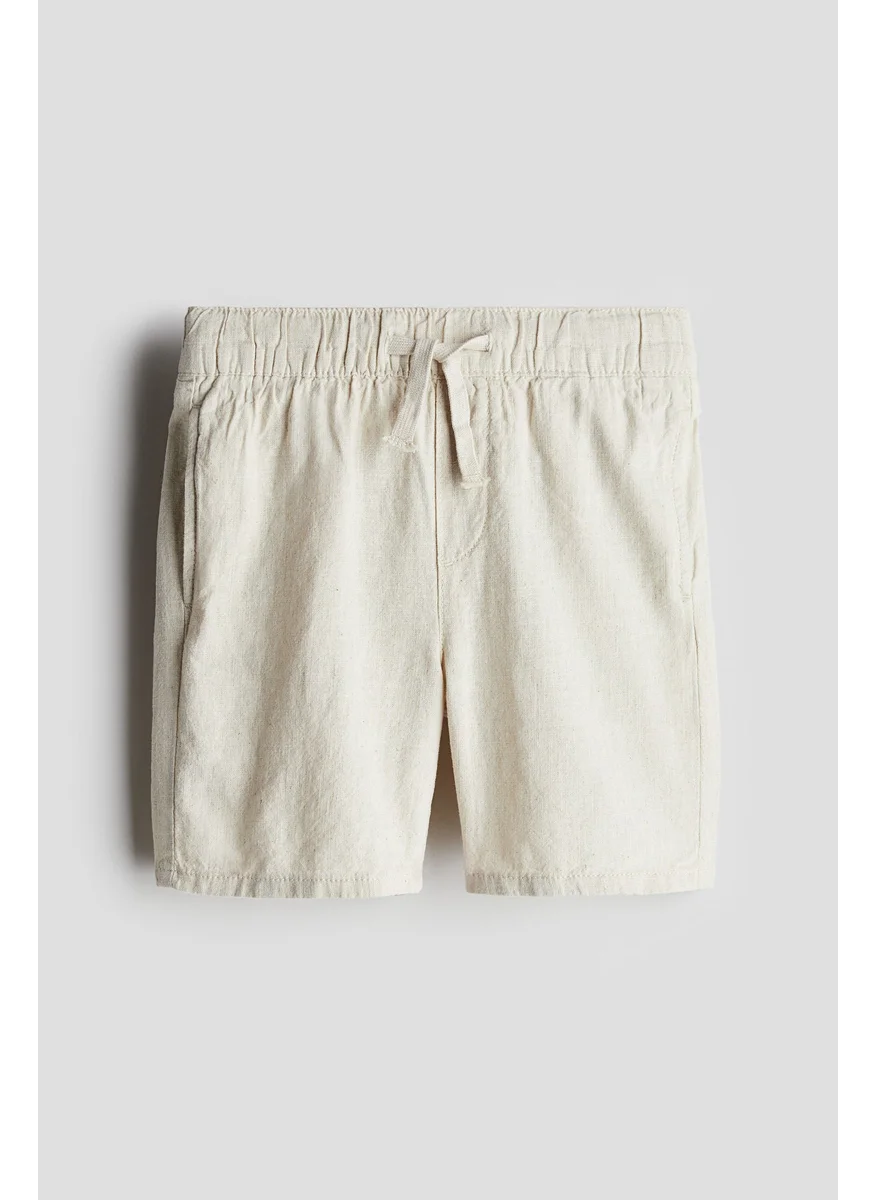 H&M Linen-Blend Shorts