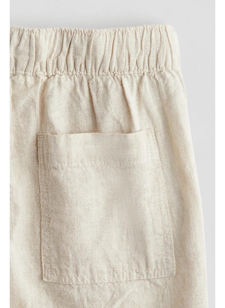 H&M Linen-Blend Shorts
