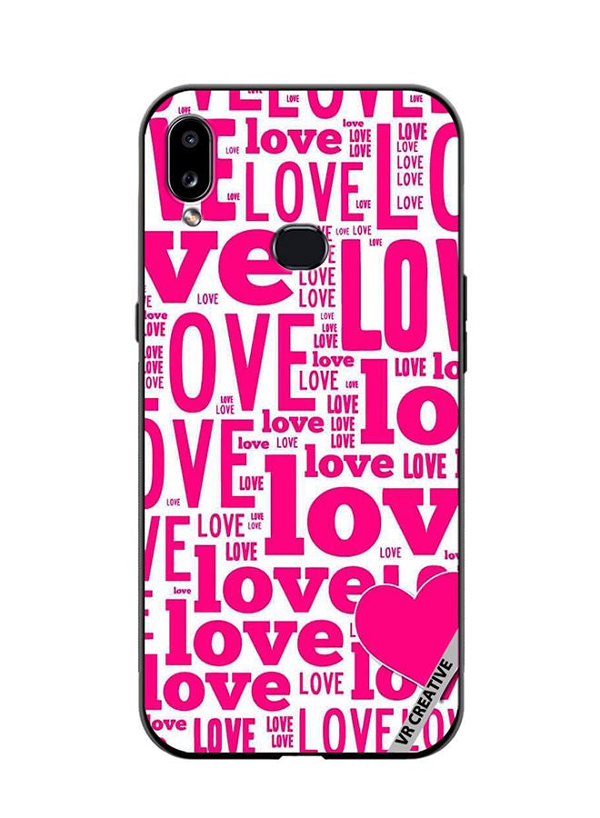 VR CREATIVE Protective Case Cover For Samsung Galaxy A10s Love Magazine Design Multicolour - Image 1