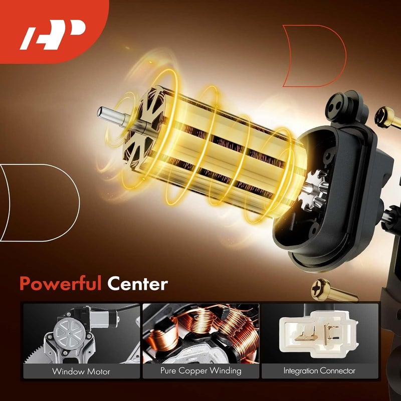 A-Premium Power Electric Window Regulator with Motor for Subaru Forester 2003-2008 Front Driver Side - Image 4