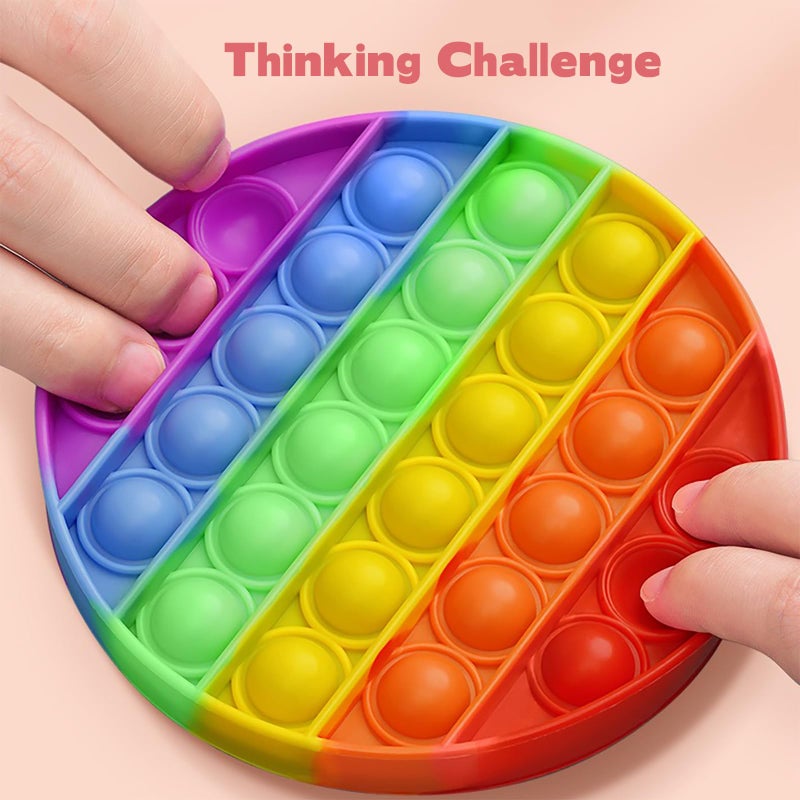 kapibarasensei Random 4 Pcs Fidget Toys,Push Pop Fidget Sensory Toys Set,Stress Relief Gifts for Kids & Adults,Pop Bulk & Party Favors Toddler Toys for Easter Gifts,Party Supplies,Classroom Prizes - Image 3