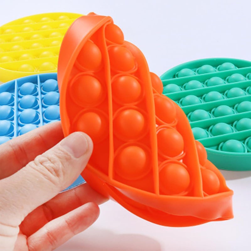 kapibarasensei Random 4 Pcs Fidget Toys,Push Pop Fidget Sensory Toys Set,Stress Relief Gifts for Kids & Adults,Pop Bulk & Party Favors Toddler Toys for Easter Gifts,Party Supplies,Classroom Prizes - Image 4