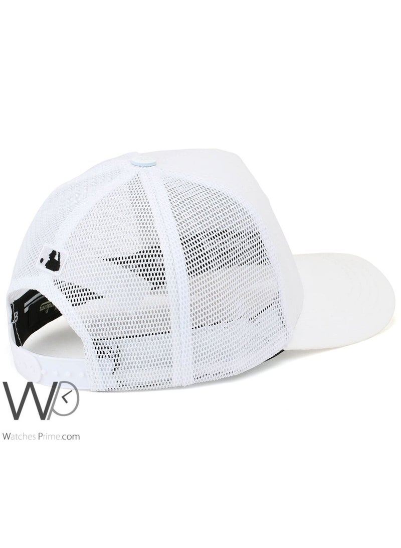 NYC New York Yankees NY Trucker Hat White Mesh Snapback Cap - Image 2