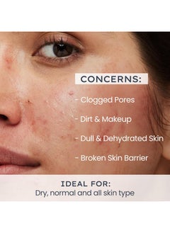 HYPHEN Moisturizing Creamy Face Wash For Dry & Sensitive Skin 2% Ceramides & Polyglutamic Acid Barrier Repair Hydration & Gentle Cleansing Daily Cleanser For Men & Women 100 Ml  - Image 4