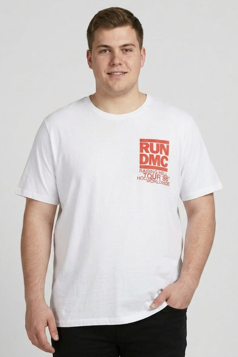 GAP Men Crew Neck Short Sleeve Graphic Print T-Shirt, White - Image 1
