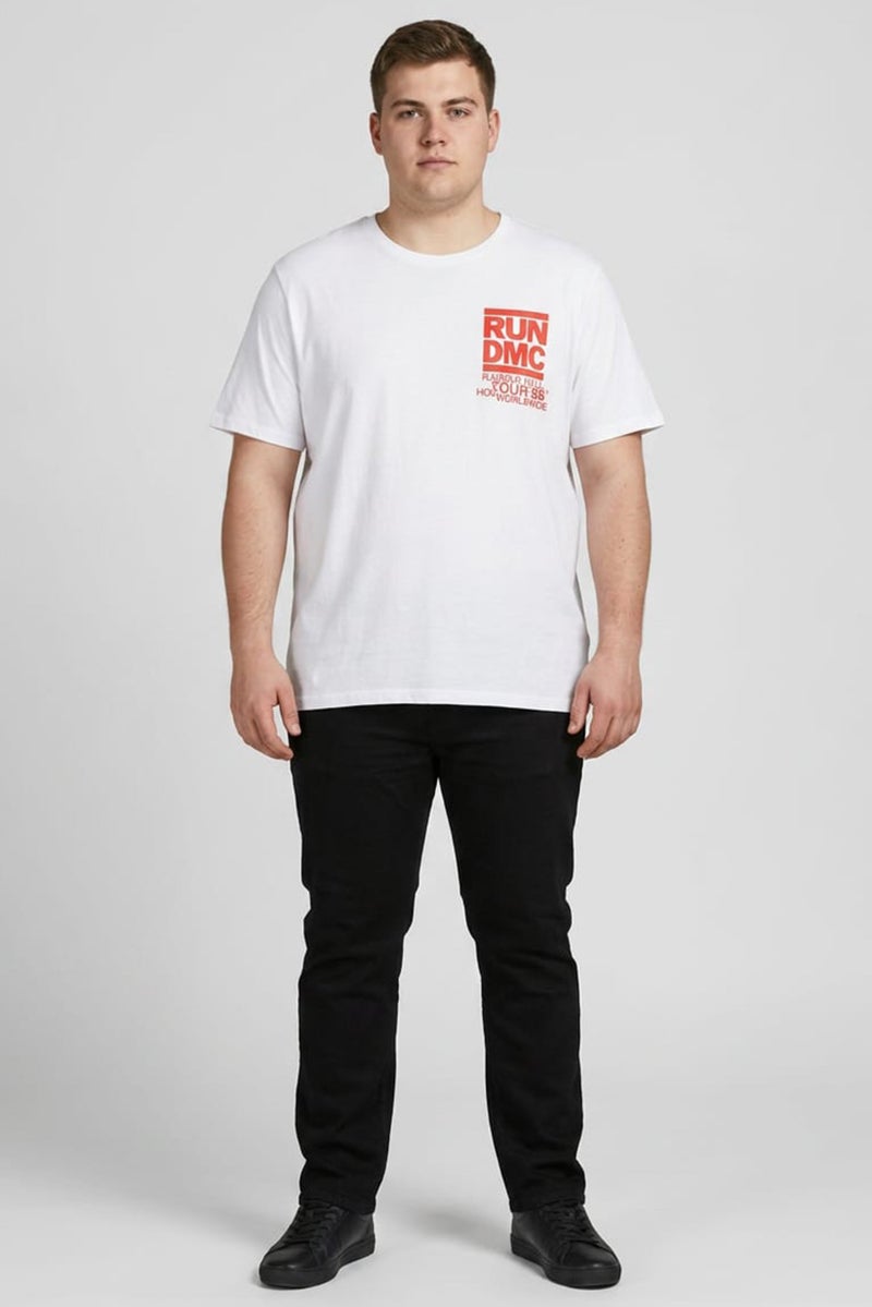 GAP Men Crew Neck Short Sleeve Graphic Print T-Shirt, White - Image 2