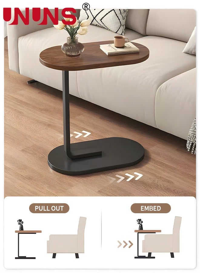 UNUNS Modern Side Coffee Table For Living room,Sofa,Corner,Bedside,Coffee Table For Living Room Bedroom Indoor And Out door Side Table With Metal Frame - Image 5