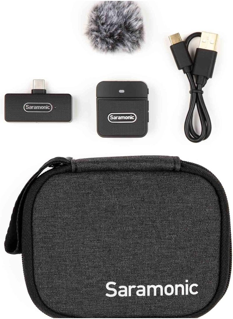 Saramonic Saramonic Blink 100 B5 Ultra-Portable Clip-On Wireless Mic System w/USB-C Receiver for iPhone 15, Android, Newer iPads & Computers  - Image 2