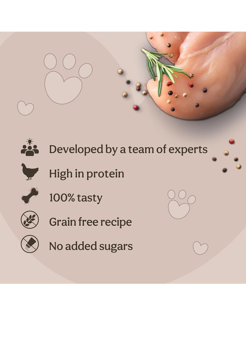 Rosewood - Medium Trio Sticks for Dogs Made with Chicken Grain Free Chews High Protein Dog Treats By Pets Unlimited 3pc 90g - Image 1
