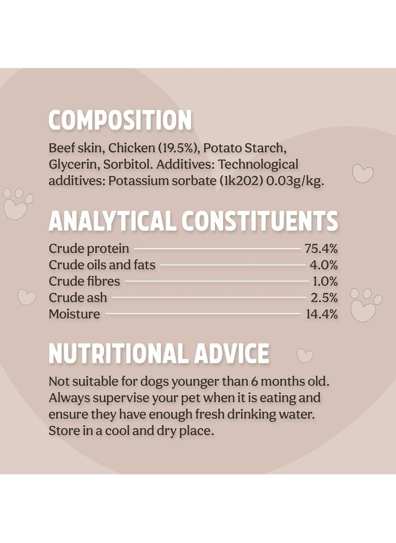 Rosewood - Medium Trio Sticks for Dogs Made with Chicken Grain Free Chews High Protein Dog Treats By Pets Unlimited 3pc 90g - Image 1