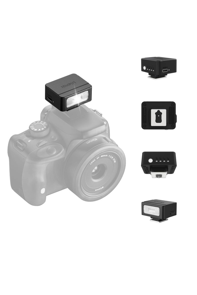 Ulanzi Mini Camera Flash SL01 Speedlite Digital Camera Speedlight with Hot Shoe, Compatible with Sony/Canon/Fuji/Nikon/Panasonic/Olympus/Pentax - Image 1